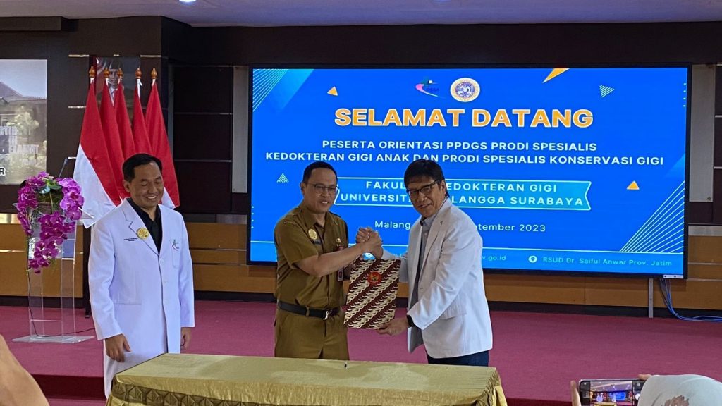 RSUD Dr. Saiful Anwar Bersama FKG UNAIR Gelar Pembukaan Orientasi PPDGS