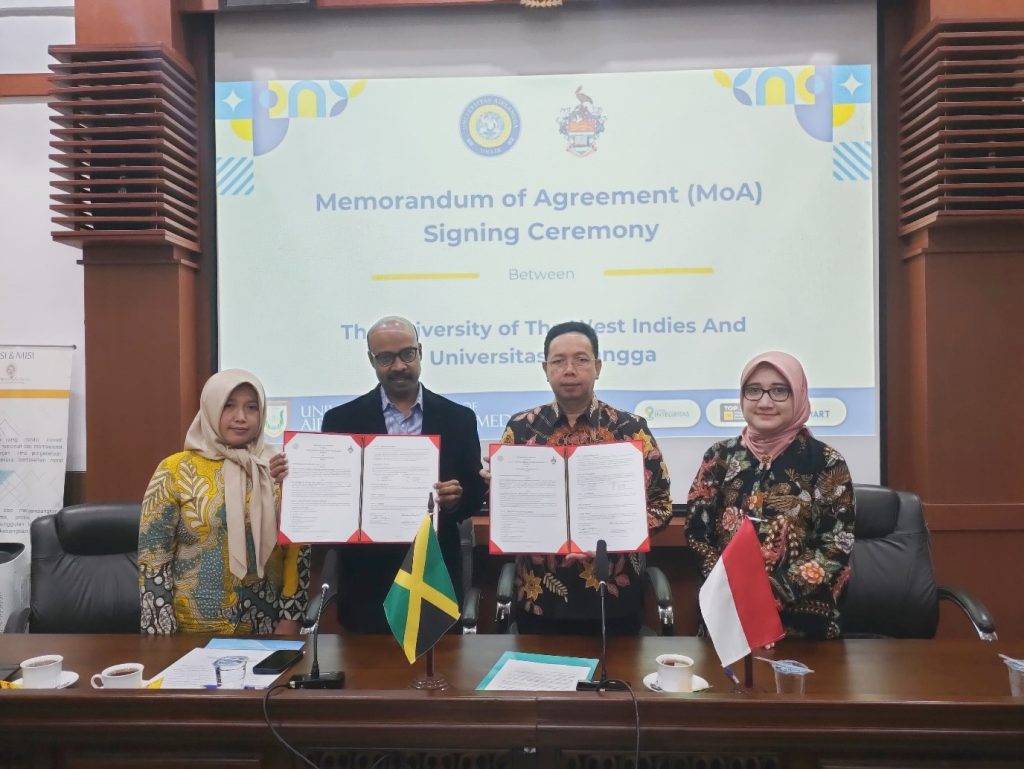 Resmi! MOU FKG UNAIR Dengan School of Dentistry University of the West Indies